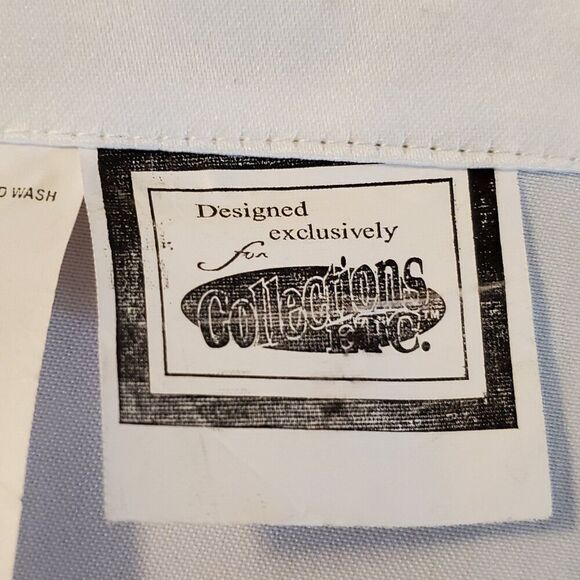 Collections ETC Window Valances Coastal Seashell Applique Embroidered Cut-Work - Picture 8 of 9